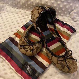 Coach ballet flats